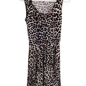 NWT LULAROE TANK ANIMAL PRINT  DRESS STYLE NICKI XS